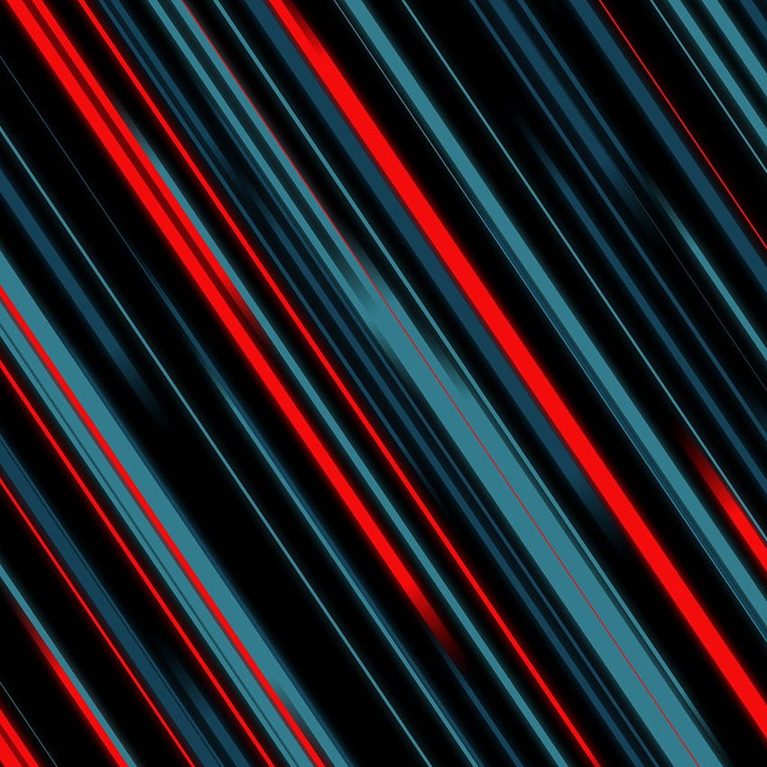 Garis Gaya Bahan Abstrak Biru Merah - Android Marshmallow, Abstrak Biru dan Merah wallpaper ponsel HD