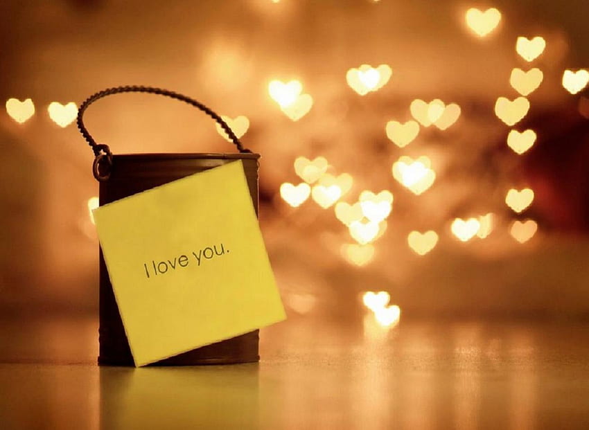 Ich liebe dich, Nachricht, Grafik, Kerze, Liebe, Herzen, romantisch, schön HD-Hintergrundbild