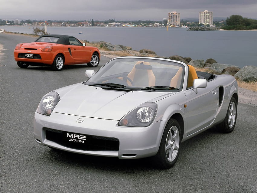 TOYOTA MR2 Spyder Cabrio teknik özellikleri & - 2000, 2001, 2002 HD duvar kağıdı