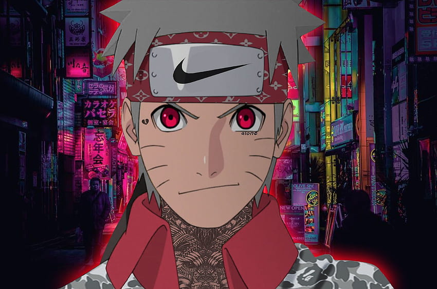 Naruto Hypebeast, Nike Anime HD wallpaper