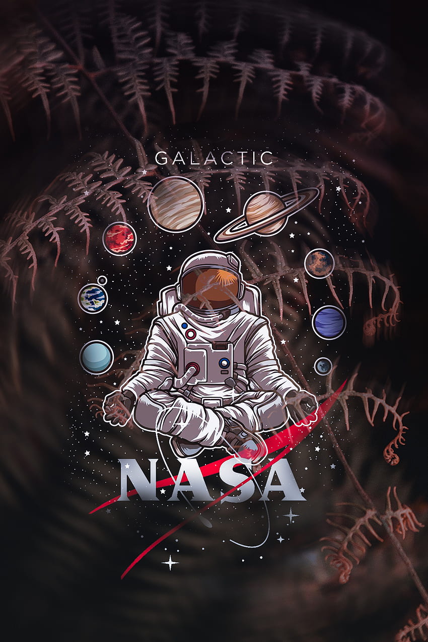 Astronauta naturaleza, arte, nasa, universo, estrellas, espacio fondo de pantalla del teléfono