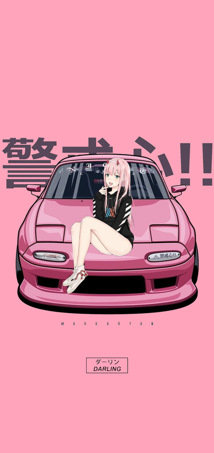 anime girls on jdm cars｜TikTok Search