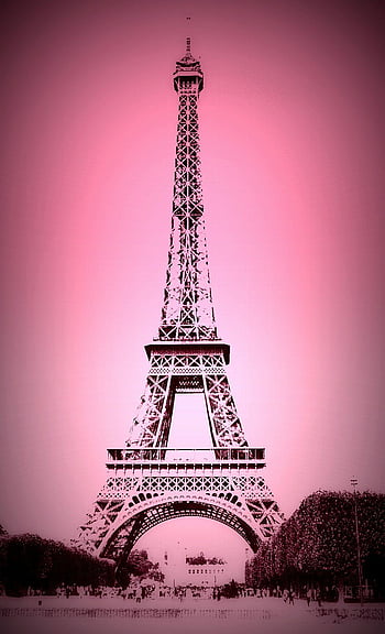 Pink eiffel tower HD wallpapers  Pxfuel