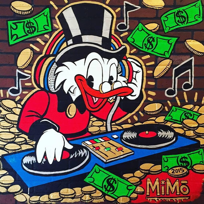 Mike Mozart (MiMo) - Uncle Scrooge DJ at 1stdibs, Alec Monopoly HD phone wallpaper