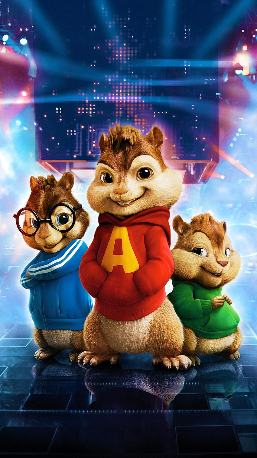 Alvin and the Chipmunks (2007) Telefono nel 2019 Sfondo del telefono HD