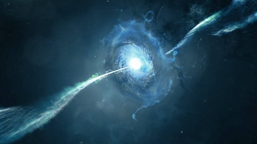 펄서. 은하수, 블랙홀 문신, 우주 예술 HD 월페이퍼