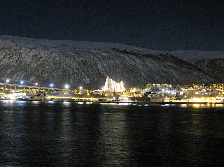 Katedral Arktik, Tromso, Norwegia, Tromso, Katedral Arktik, Katedral, Norwegia Wallpaper HD