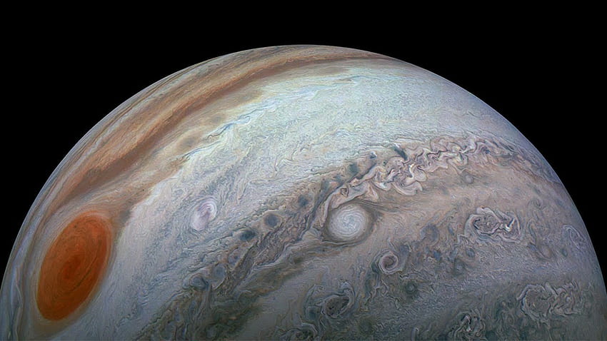 NASAのジュノー宇宙船によって明らかにされた木星の3D大気（メディアブリーフィング）、NASA Jupiter 高画質の壁紙