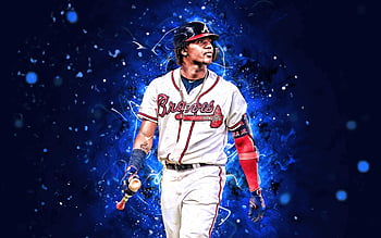 My Drawing of Ronald Acuña Jr.  Atlanta braves wallpaper, Georgia bulldogs  baseball, Atlanta braves