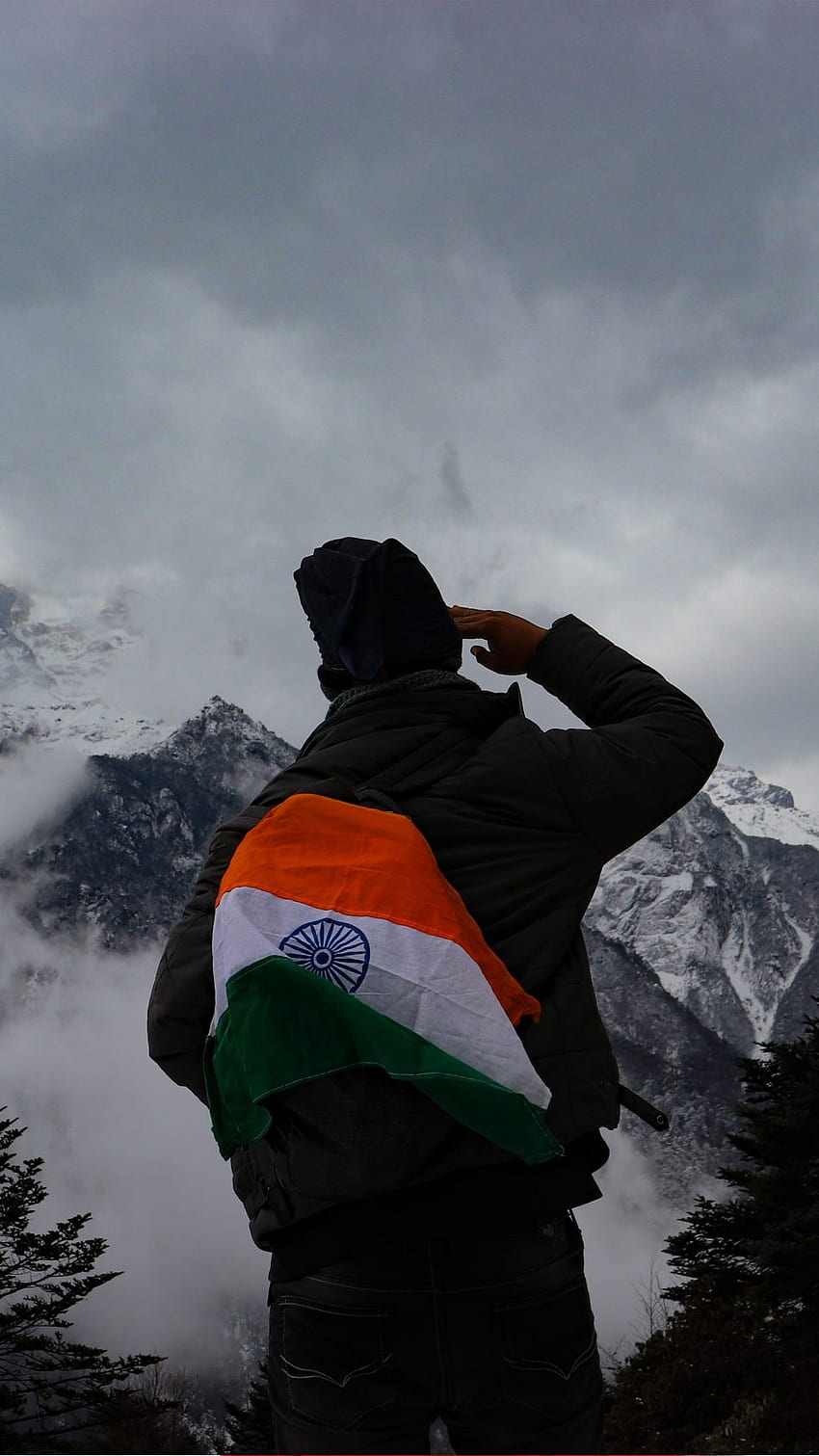 Indian Flag Salute Traveler graphy Ultra Mobile HD phone wallpaper