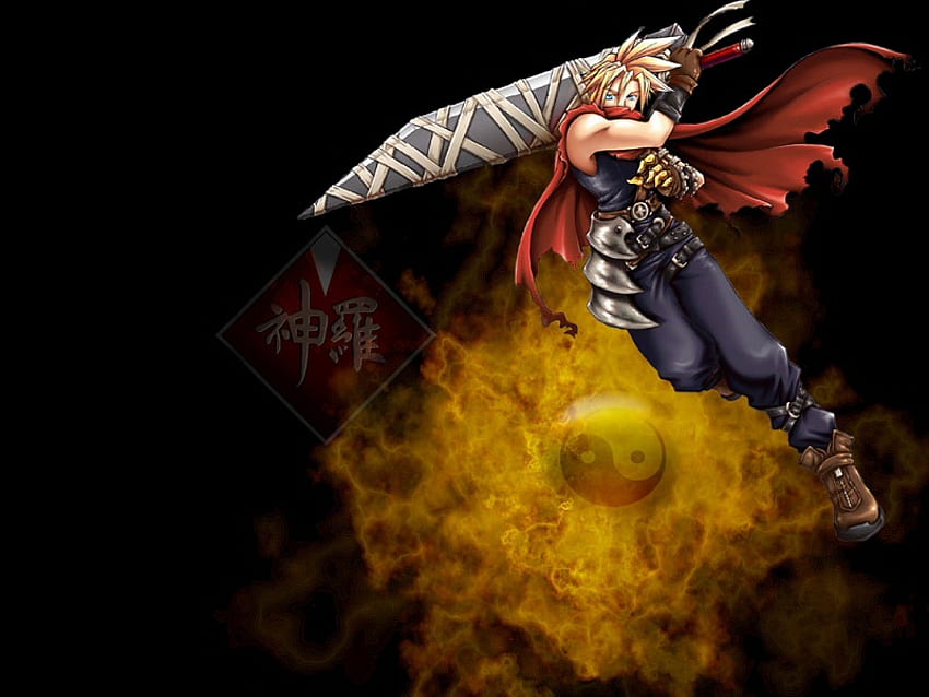 Cloud, Spiele, Final Fantasy, Ying Yang, Kingdom Hearts HD-Hintergrundbild