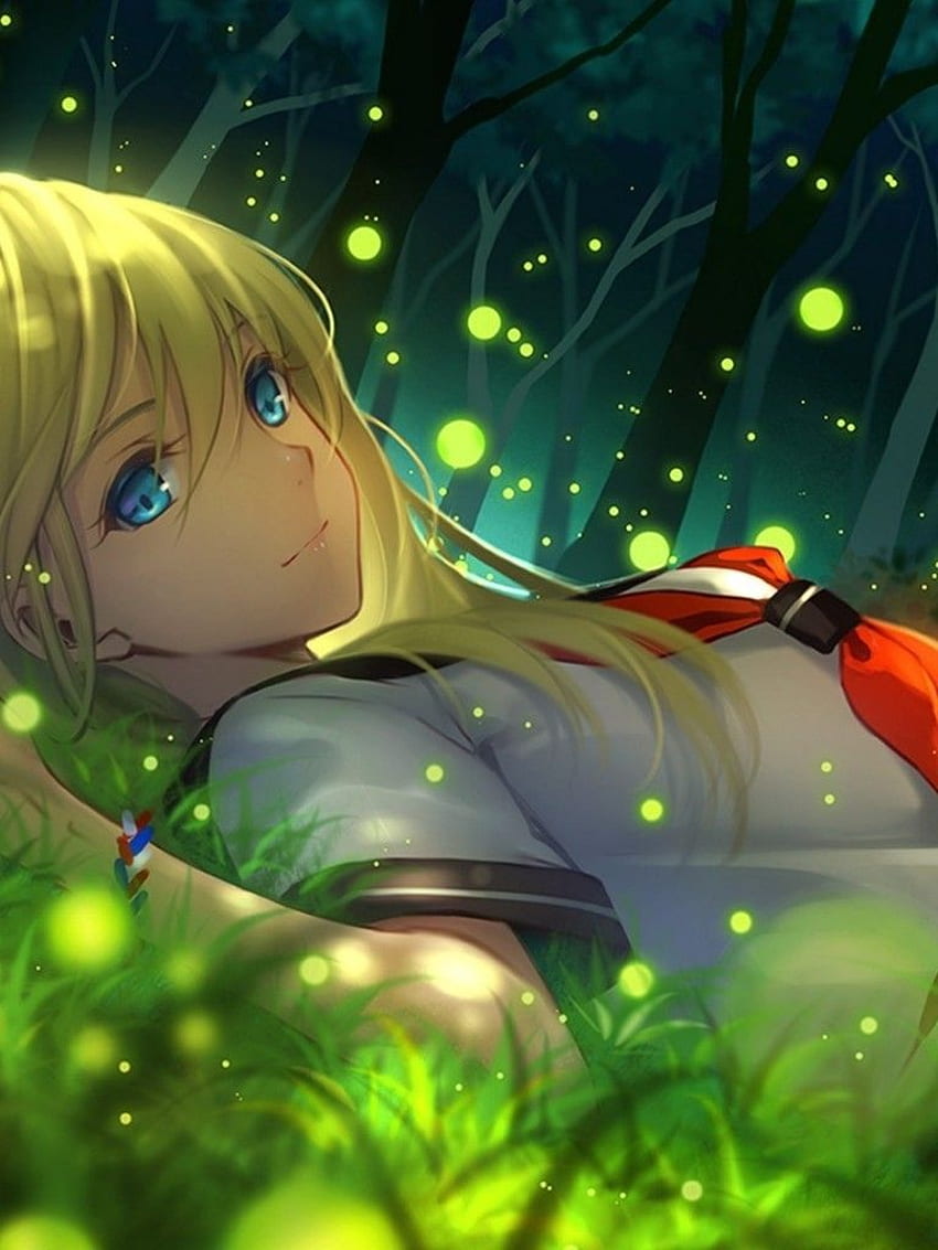 Hotarubi no Mori e (1200x1467 568 kB.) | Fireflies anime, Anime images,  Anime
