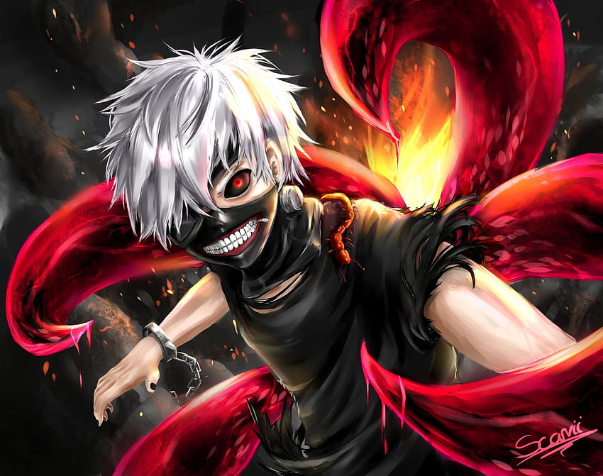 Ken Kaneki Wallpaper Black Theme  Personagens de anime, Animes wallpapers,  Anime