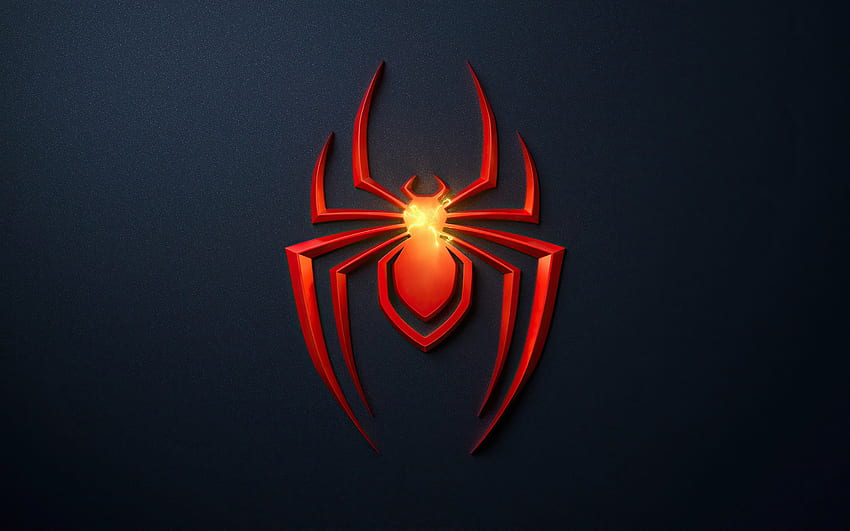 Spider Man: Miles Morales , PlayStation 5, พื้นหลังสีเข้ม, เกม 2020, เกม วอลล์เปเปอร์ HD