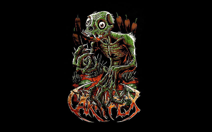 carnifex, Deathcore, Heavy, Metal, 1carn, Death, Symphonic, Dark, Evil, Skull / ve Mobile Background HD duvar kağıdı