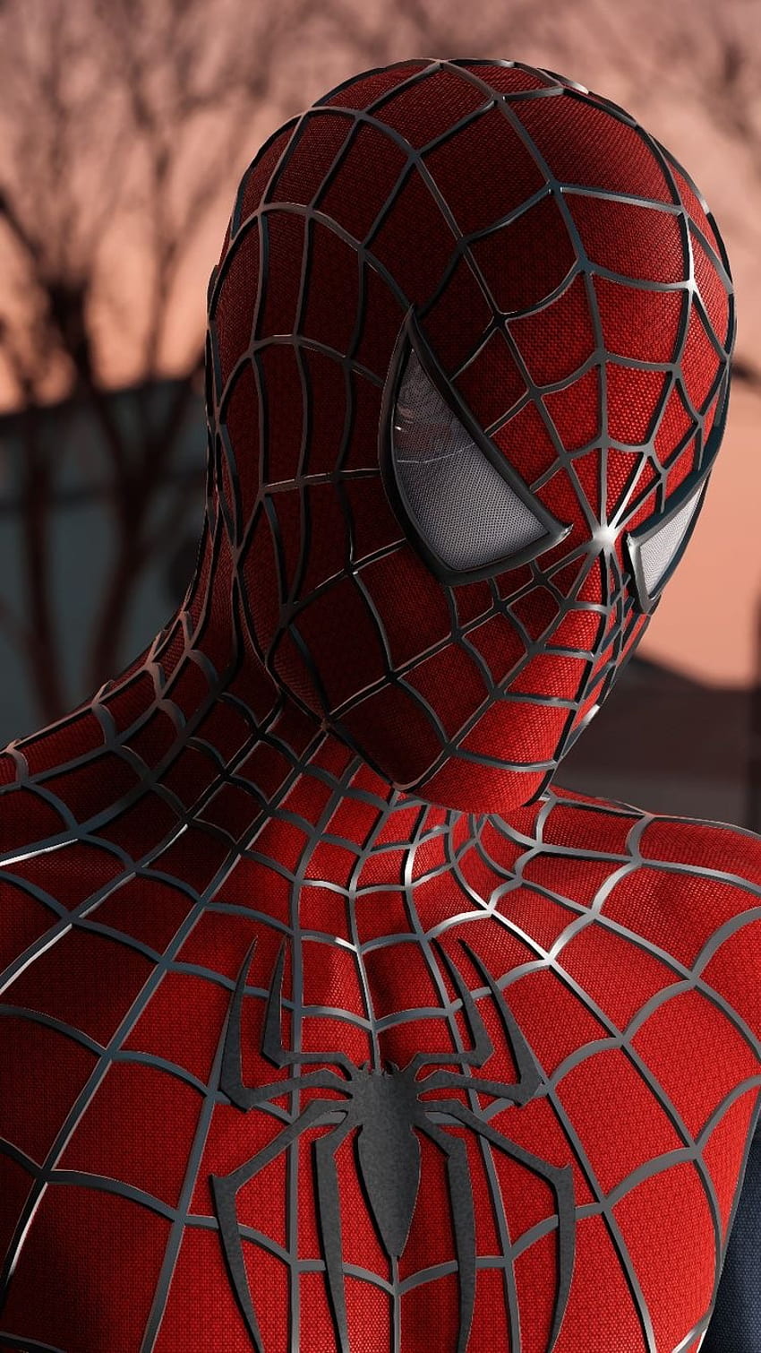 Spider-Man 2002, czerwony, cud, niebieski, komiksy, superbohater, spiderman Tapeta na telefon HD