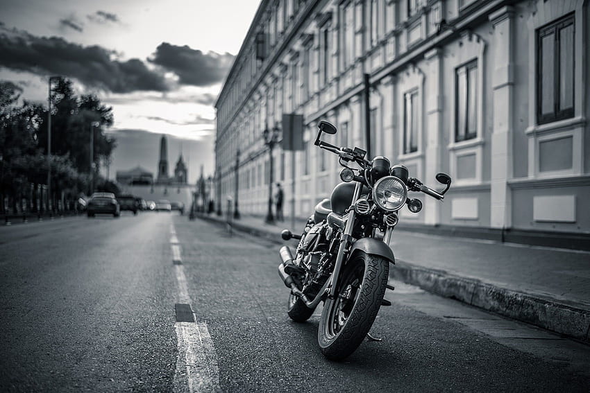 Standardmotorrad, schweres Fahrrad, Harley Davidson, Harley Davidson, modifizierte Fahrräder HD-Hintergrundbild