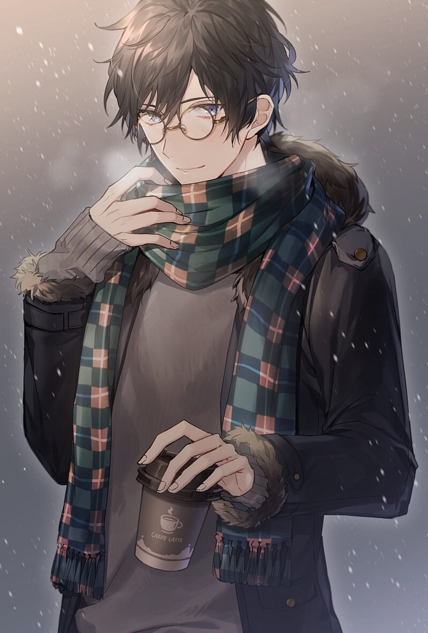 Anime Boy With Glasses HD phone wallpaper | Pxfuel