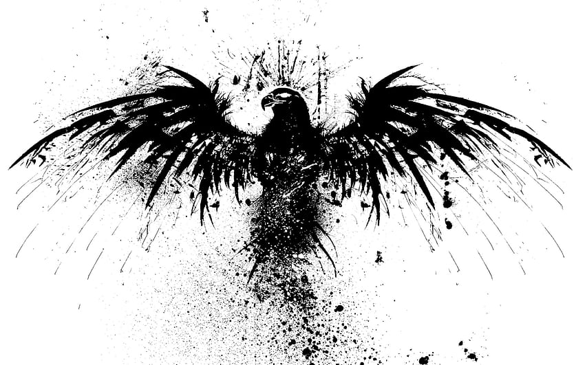 Black eagle tattoo HD wallpapers | Pxfuel