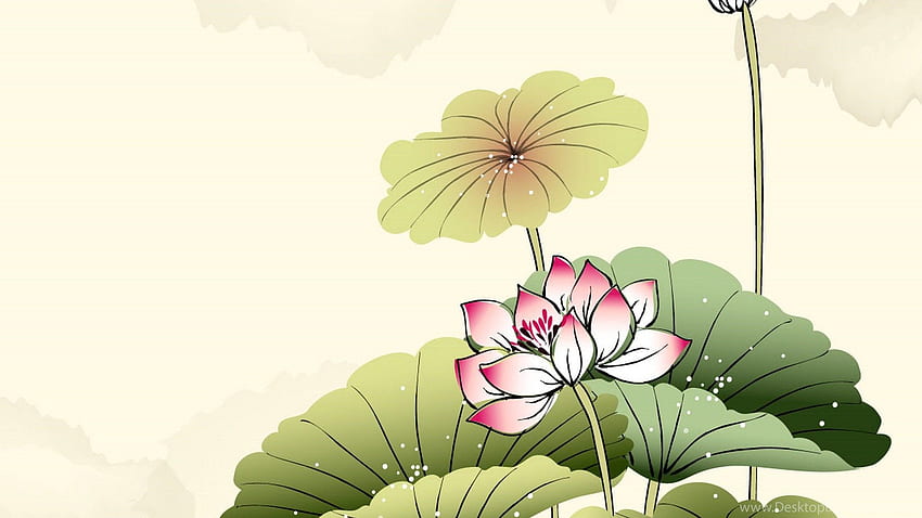 iPad Lotus Bitki ve Çiçek Boyama, Yeni iPad, iPad 3. Arka Plan HD duvar kağıdı