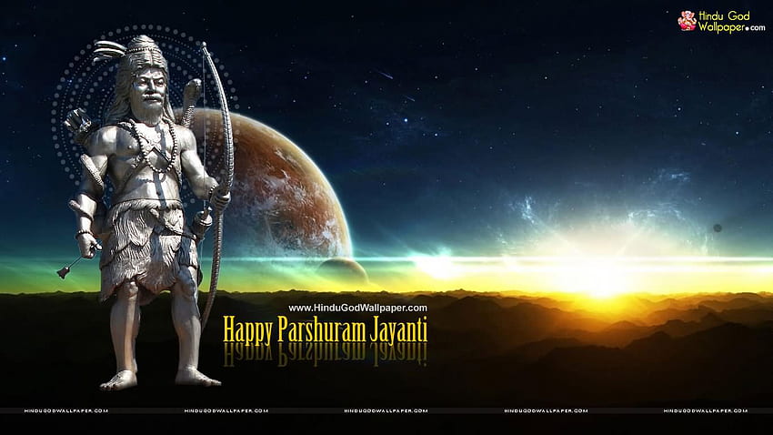 Frohe Parshuram Jayanti-Grüße, Parashuram HD-Hintergrundbild