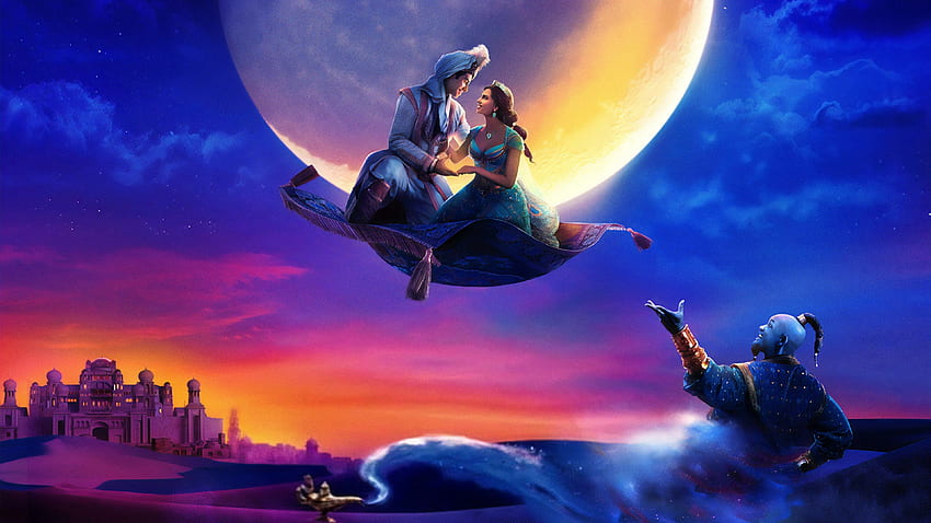Aladdin And Jasmine - Disney Princess Wallpaper (35483376) - Fanpop
