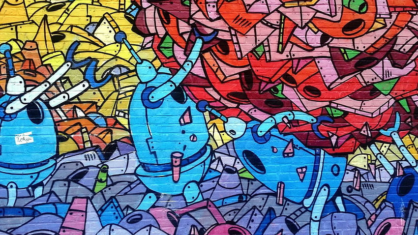 Graffiti, Kunst, Wandtablett, Laptophintergrund HD-Hintergrundbild