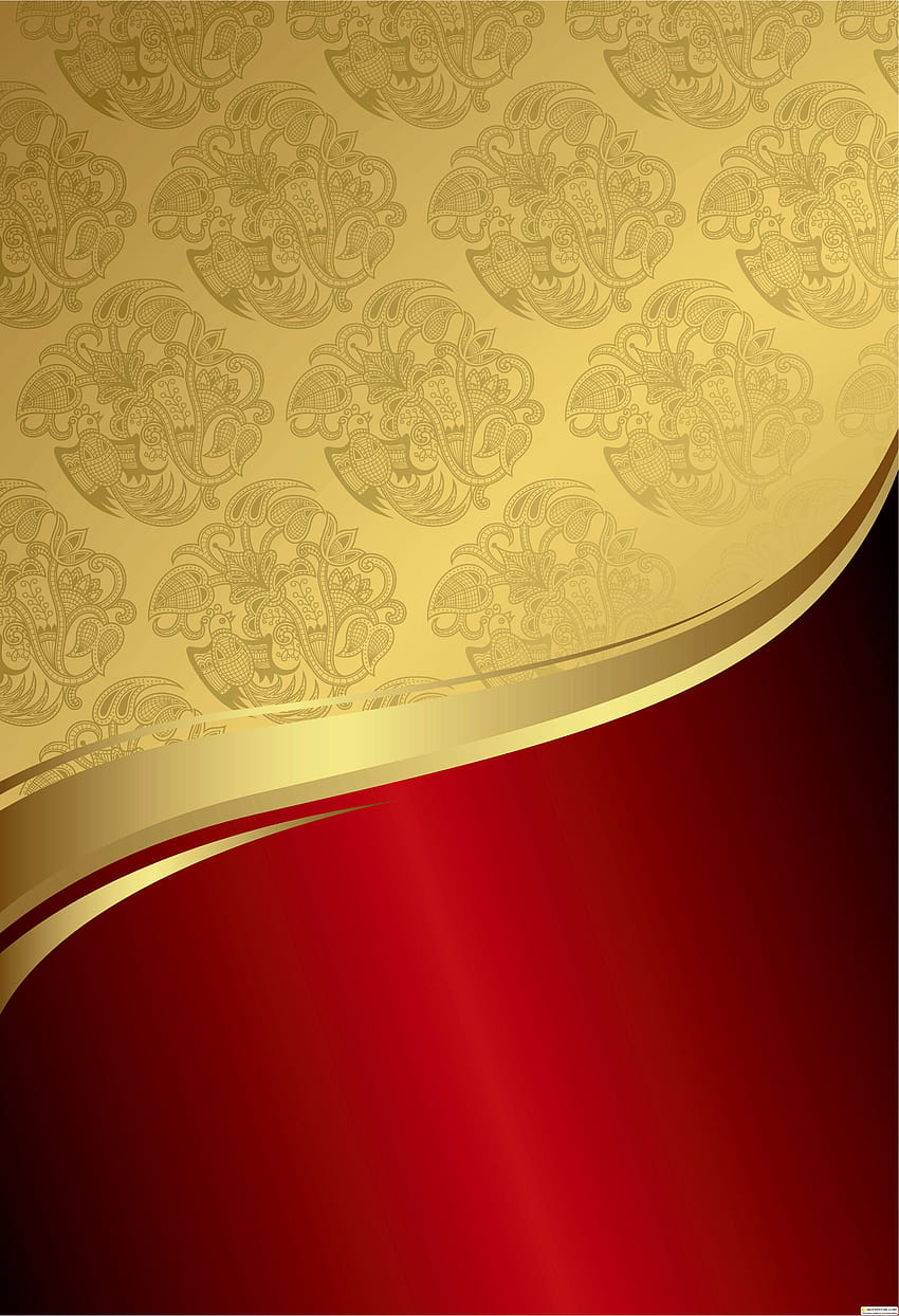 Stock Gold and Red Floral Royal Background [] for your , Mobile & Tablet. Explore Gold and Red . Brown and Gold , Silver Metallic , Metallic, Royal Gold HD phone wallpaper