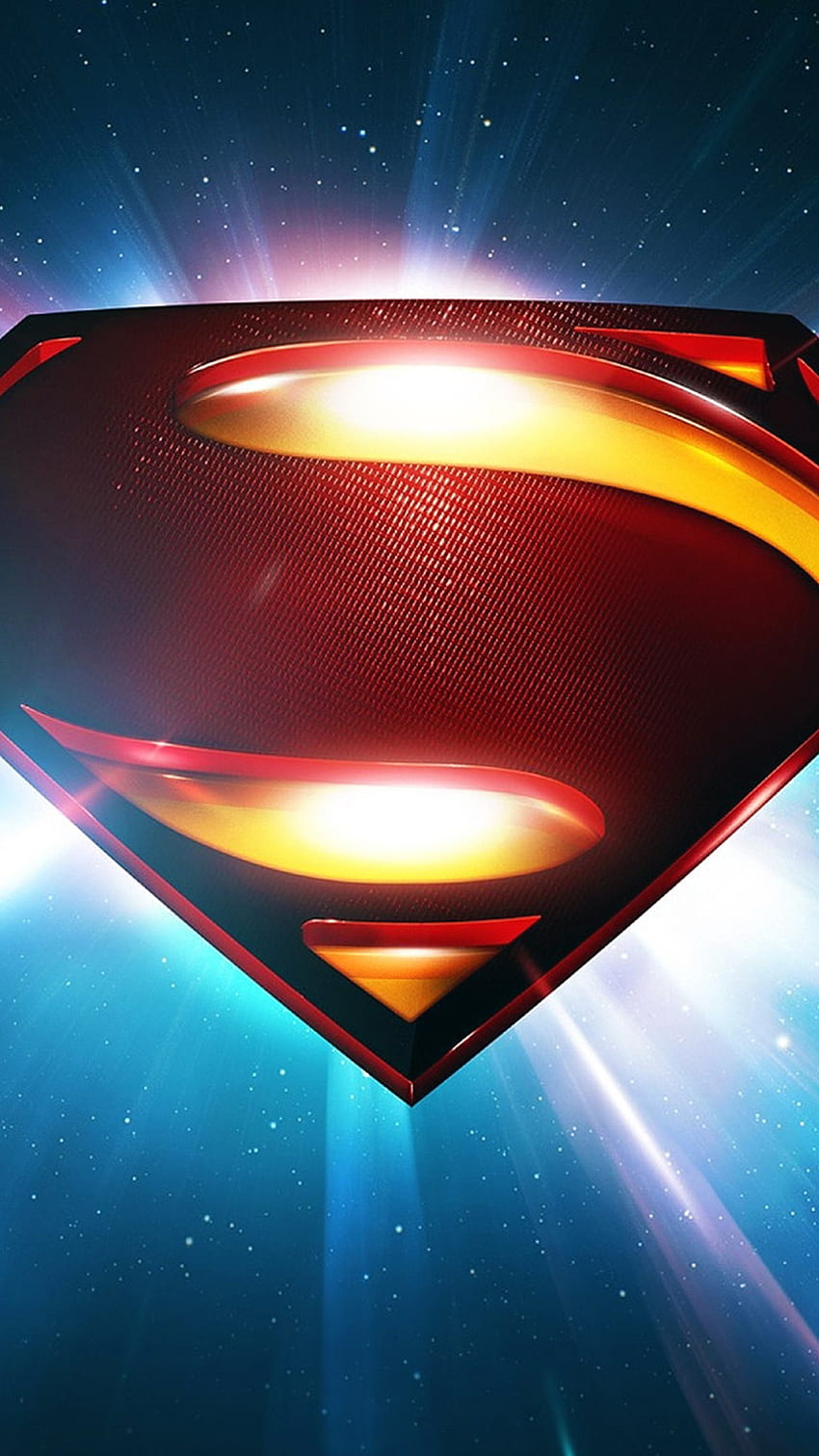 Superman Space Logo Man Of Steel iPhone 6 HD phone wallpaper