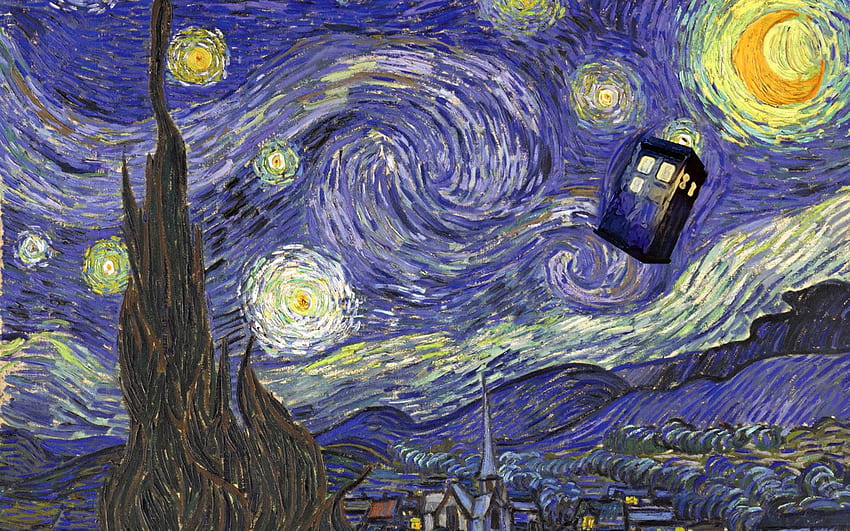 Doctor Who Starry Night , Doctor Who Art HD wallpaper