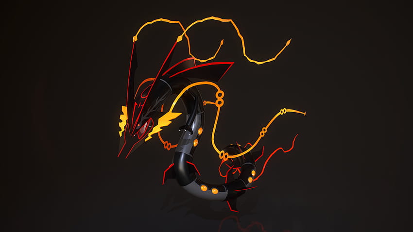 Pixilart - SHINY MEGA RAYQUAZA by QuanPham