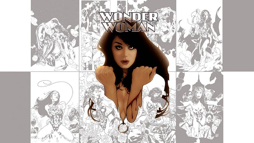 Wonder Woman, pahlawan super, komik, komik dc, ilustrasi Wallpaper HD