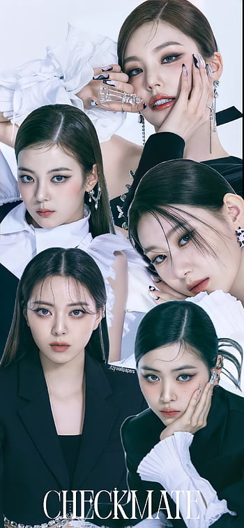ITZY Crown Checkmate All Members iPhone Phone HD Wallpaper #8581g