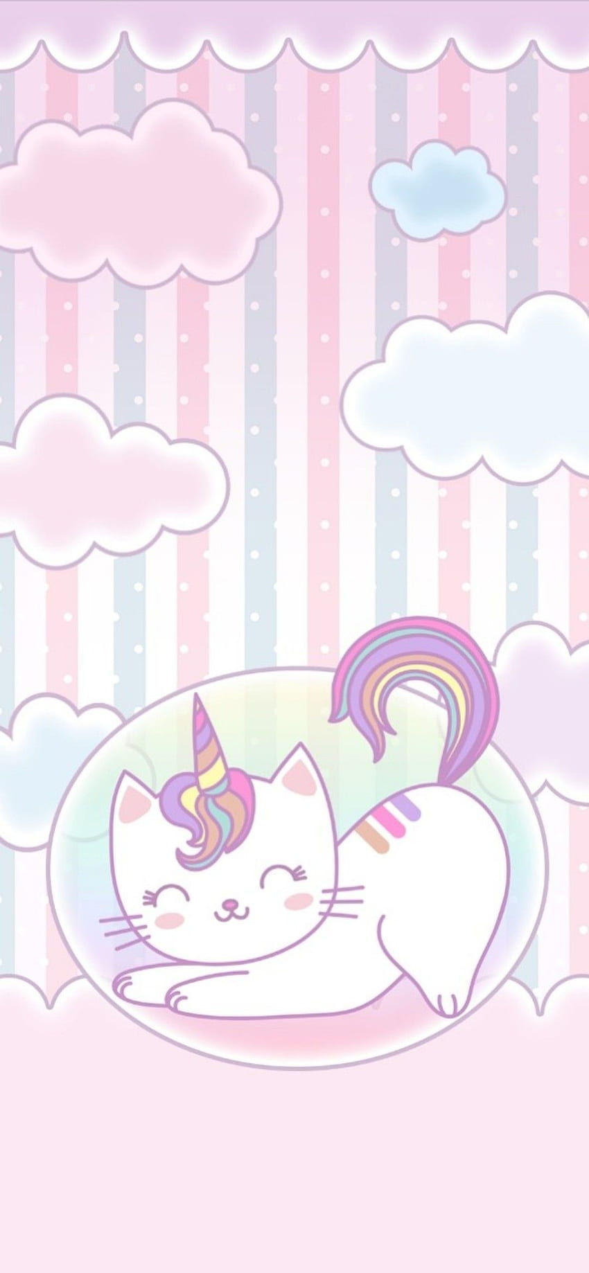 Kawaii Cat para Android, anime de gato kawaii Papel de parede de