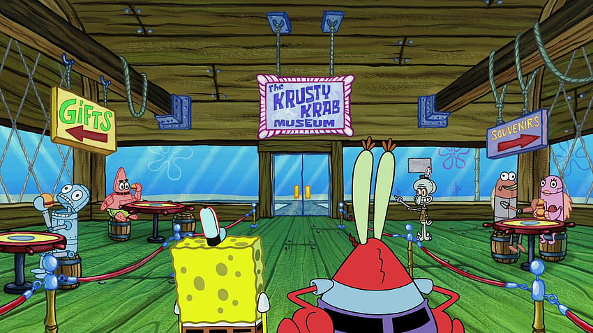 Krusty Krabbe Museum, Spongebob Krusty Krabbe HD-Hintergrundbild