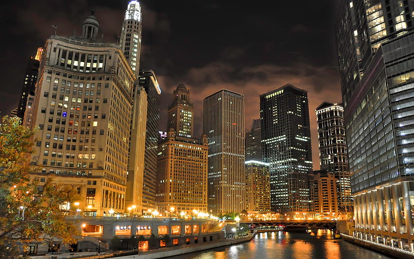 Chicago, Chicago Downtown HD wallpaper
