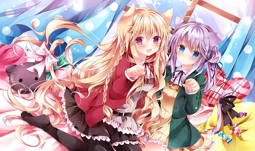 original Characters, Anime, Anime Girls, Artwork, Kitsunemimi, Fox Girl / and Mobile Background HD wallpaper