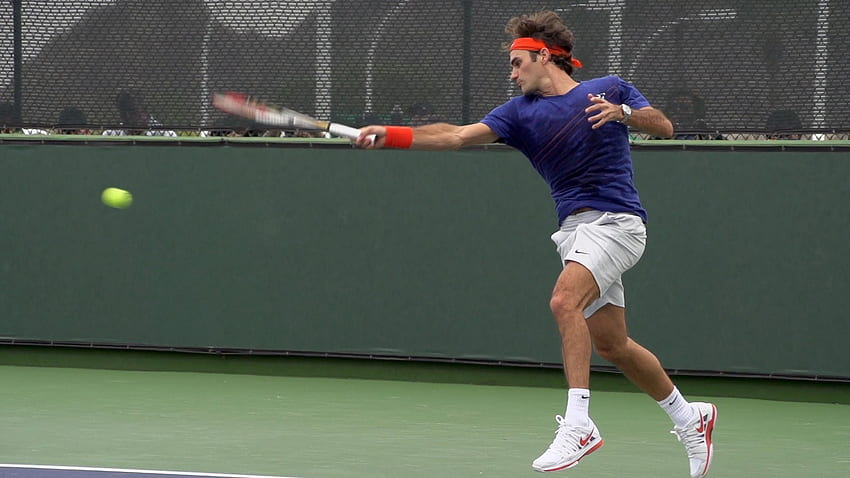 Como mudou o forehand de Federer?, Saque de Roger Federer papel de parede HD