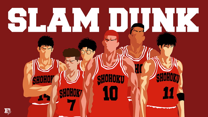 Slam Dunk - Slam Dunk Shohoku - -, Slam Dunk Manga Fond d'écran HD
