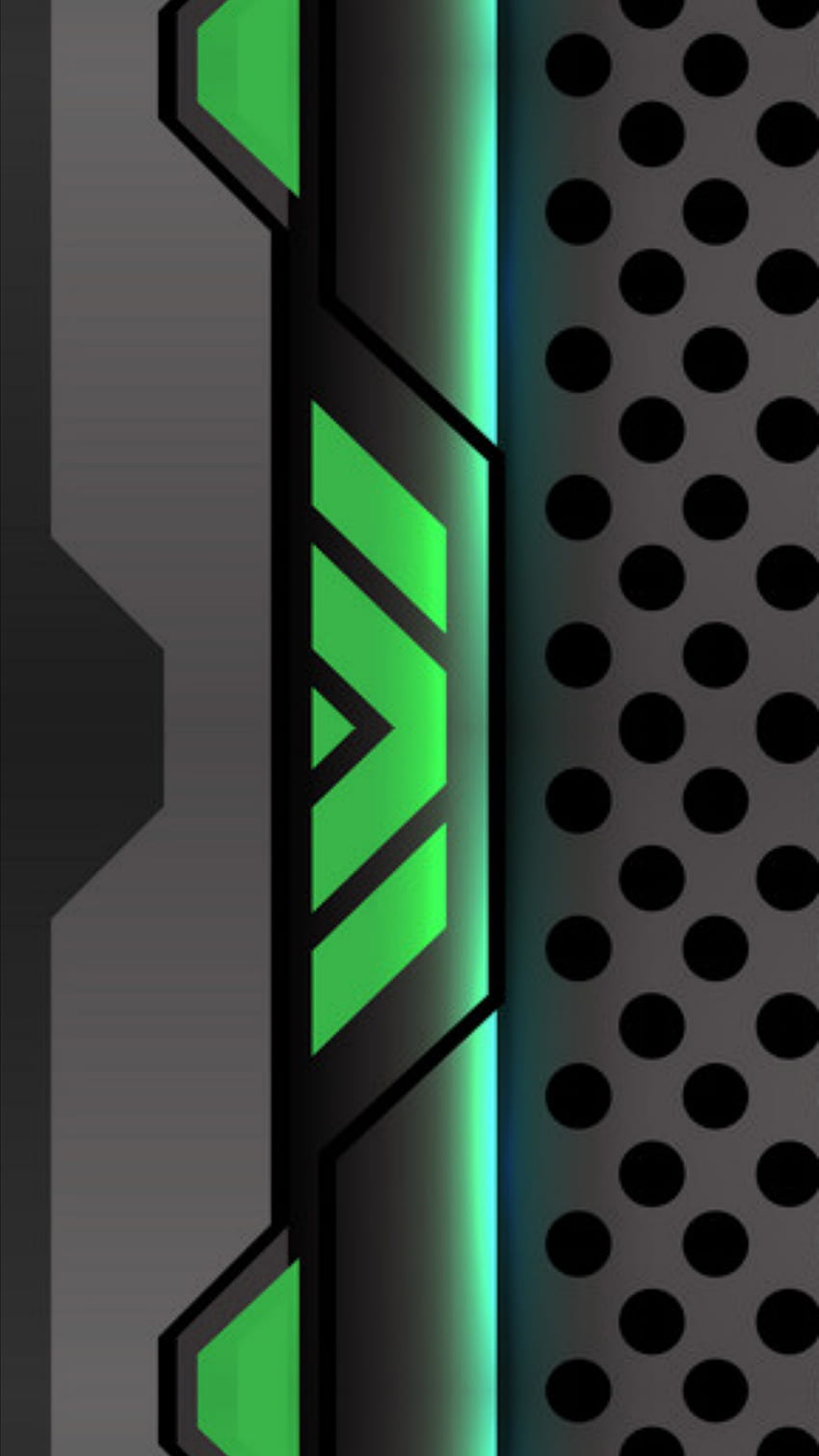 green mesh black neon, digital, tech, amoled, art, material, design, pattern, gamer, abstract, colorful HD phone wallpaper