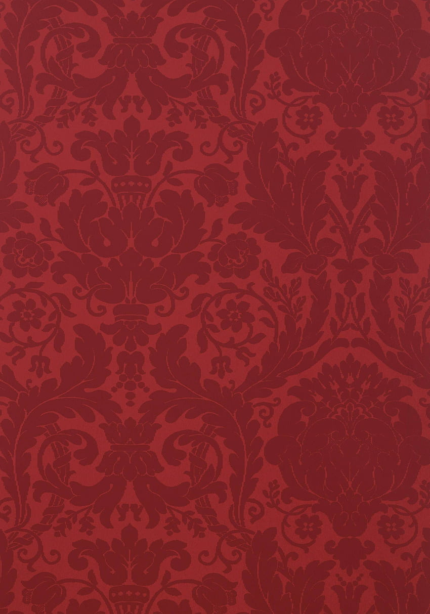 Red Gothic Damask (Page 1) HD phone wallpaper