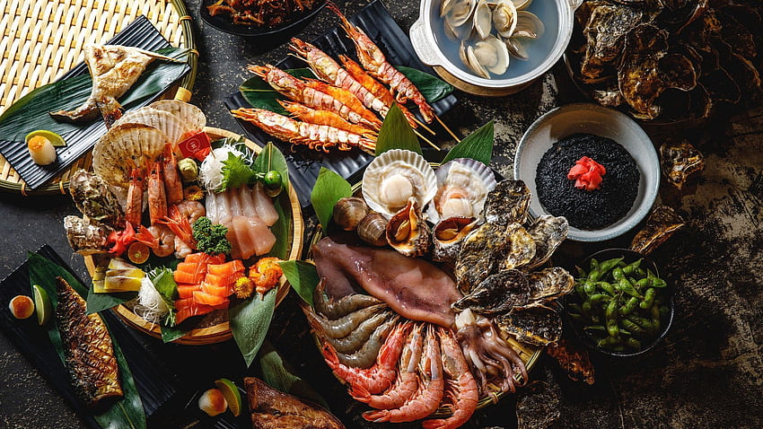 Makanan Laut -, Latar Belakang Makanan Laut di Kelelawar, Restoran Makanan Laut Wallpaper HD