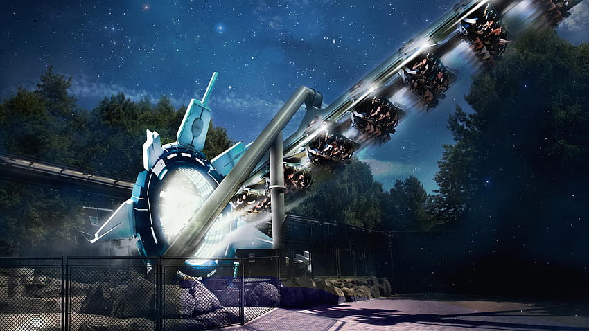 Alton Towers akan membuka roller coaster VR 'Galactica' pada bulan April Wallpaper HD