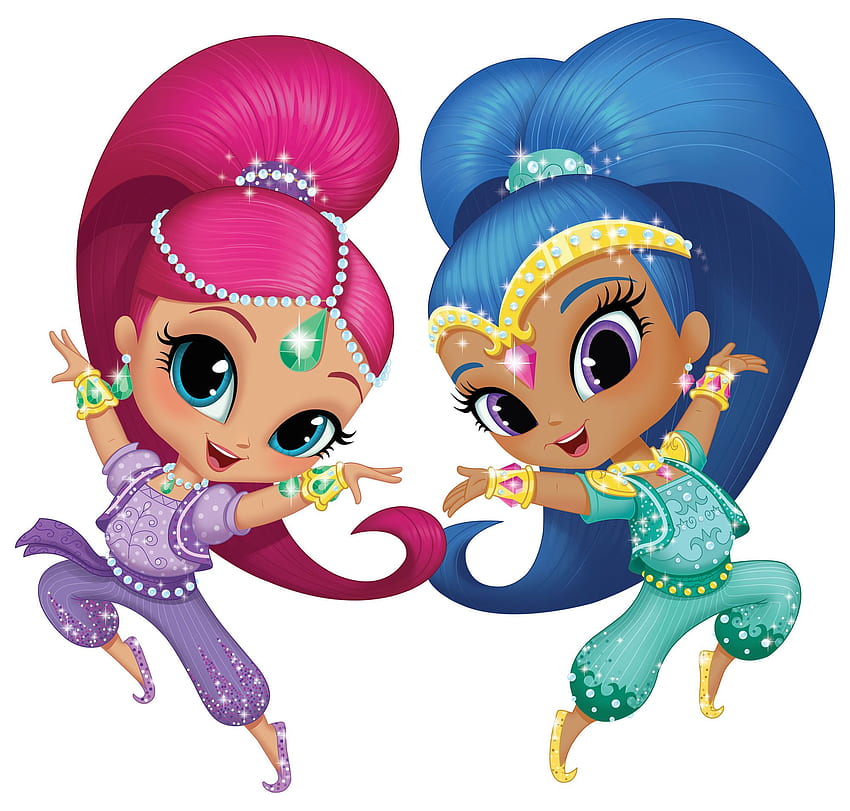 Shimmer and Shine Party Edible Cake Topper Frosting Sheet (cupcakes (2 12 per sheet) HD wallpaper