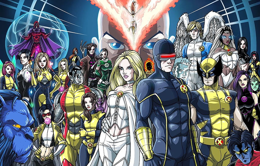 Wolverine, X Men, Storm, Phoenix, Magneto, Professor X HD wallpaper