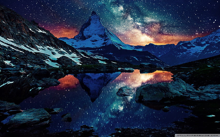 Matterhorn e plano de fundo papel de parede HD