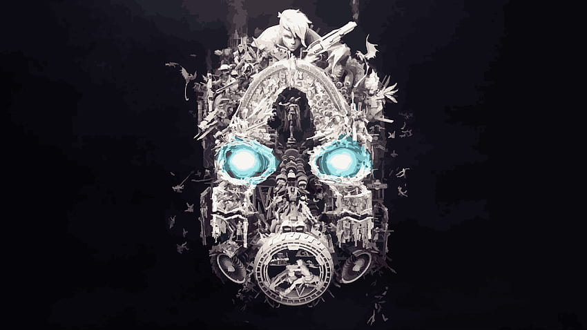 Borderlands: Mask of Mayhem, video game, mask, art HD wallpaper