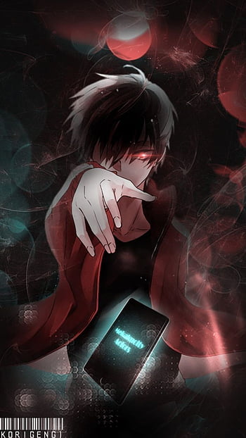 Anime Boy Gamer Playing Computer Art 4K Phone iPhone Wallpaper #4590b