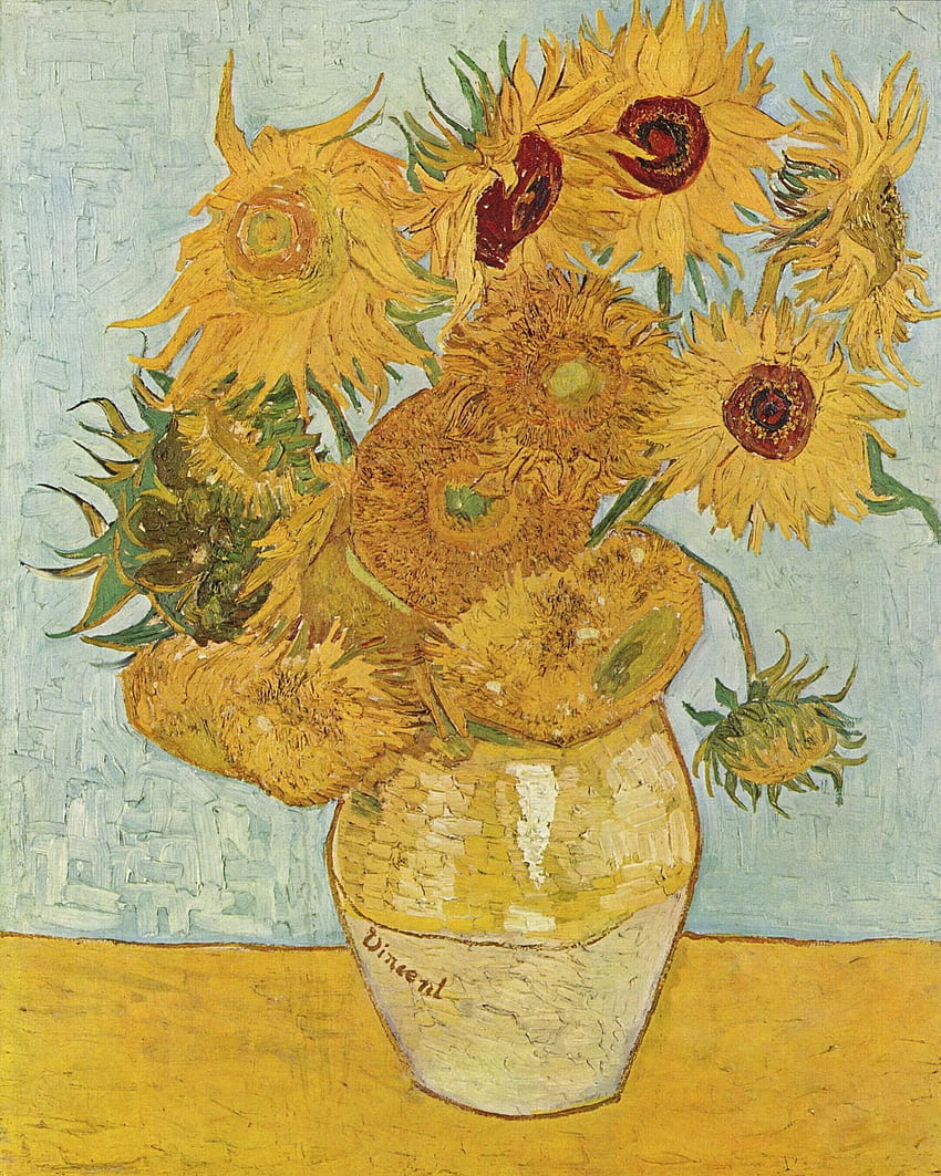 Los girasoles, la enciclopedia libre. Cuadros deco, Vases with Flowers Van Gogh HD phone wallpaper