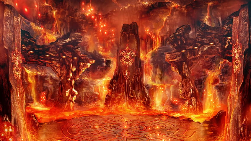 Inferno, fogo do inferno papel de parede HD